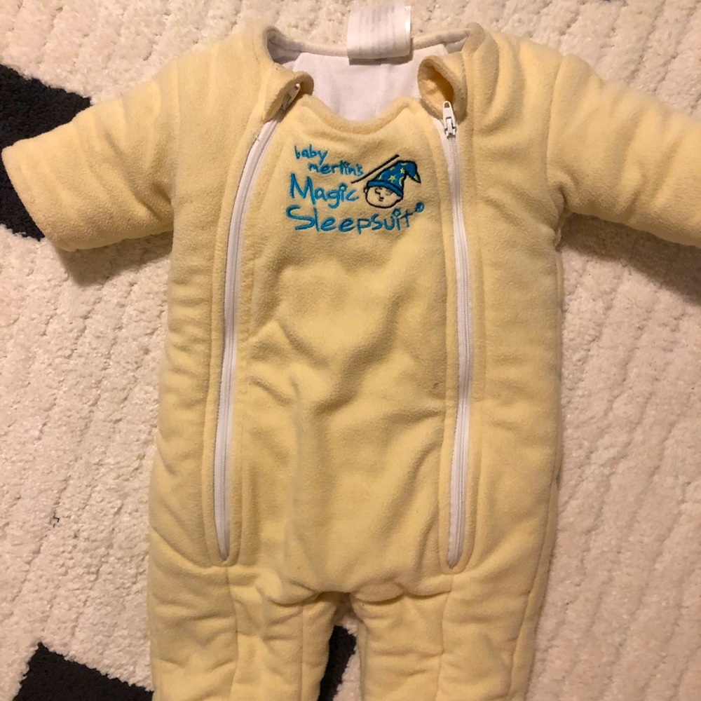 Magic Merlin yellow sleep suit